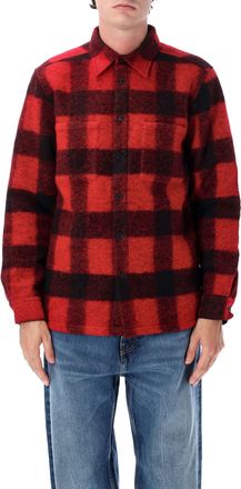Portuguese Flannel Buffalo Check Button Shirt Jacket
