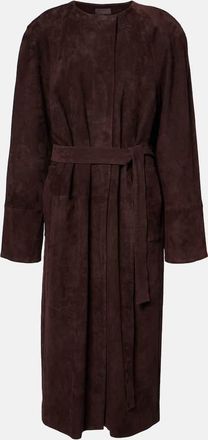 Stouls Suede trench coat