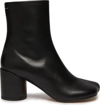 Maison Margiela Heeled Boots - Dames - Laarzen met Hak - Zwart - 37 1/2 EU - Schoenen