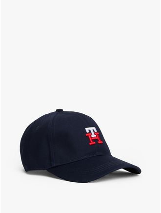 Tommy Hilfiger Mens Monogram Baseball Cap - Sky Captain