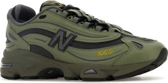 New Balance Unisex Multicolor Rubber And Mesh 1000 Sneakers Darkolivine