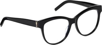 Saint Laurent Accessoires, Dames, Zwart, ONE Size, Elegante zwarte optische monturen