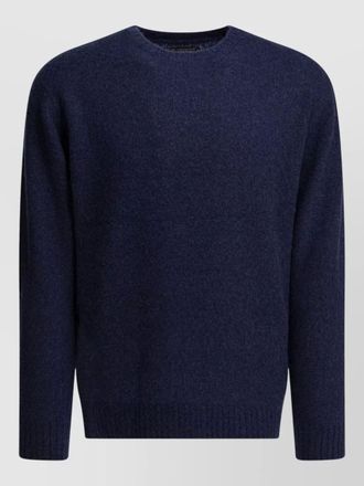 Beams Plus round neck knitwear long sleeves ribbed trims