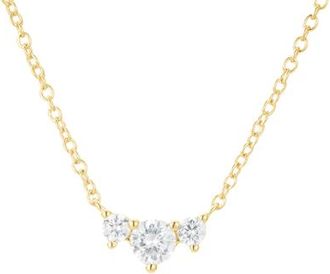 Untamed Petals Capri Crystal Necklace in Metallic Gold at Nordstrom