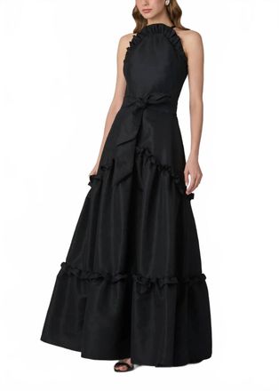 Shoshanna Lucille Maxi Dress In Jet