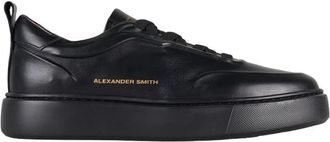 Alexander Smith York - Heren - Sneakers - Zwart - 41 EU - Leer - Schoenen