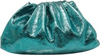 Bottega Veneta Pre-owned Teen Pouch - Dames - Vintage Clutch - Groen - ONE Size - Leer - Vintage