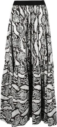 Aglini Womens Skirt - Black/White