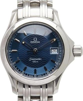 Omega Pre-owned Watches, female, Blue, Size: ONE SIZE Pre-owned Vintage Watch