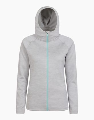 Mountain Warehouse Womens Mountain Warehouse Womens/Ladies Dynamic Chakra IsoCool Hoodie - Grey - Size: 14