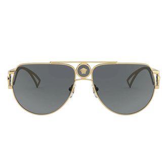 Versace Sunglasses Ve2225 100287 Gold/Grey Unisex