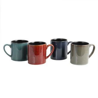 Gibson Home City Loft 20 oz. Mug Set, Set of 4 in Red at Nordstrom