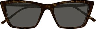 Saint Laurent Sunglasses Sl 737 Mica Thin 002 Brown/Grey Women