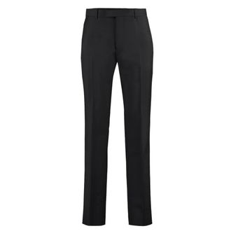 Gucci Straight Trousers, male, Black, Size: S Stylish Trousers