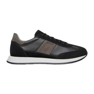 Nero Giardini Sneakers in Pelle e Camoscio - - Shoes - Uomo - Nero - 40 EU