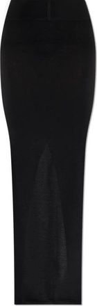 Rick Owens Rokken, Dames, Zwart, S, Wol, Rok Pilaar