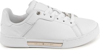 Tommy Hilfiger Leren Lage Sneakers