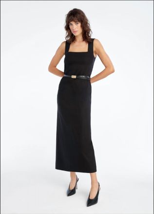 Favorite Daughter Perfect Opportunity Linen Dress In Black