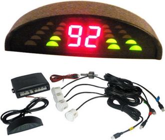 Trade Shop Trade Shop - Kit 4 Parque Senses Con Display Led Wireless En Fresh Grigio