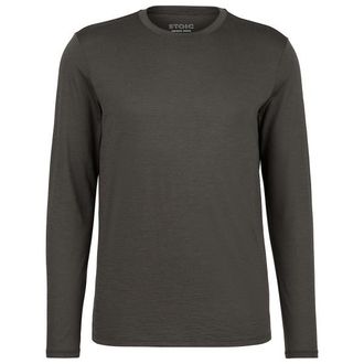 Stoic Merino155 LaholmSt. L/S Merinoshirt f&uuml;r Herren | grau