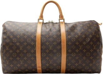 Louis Vuitton Vintage Monogram Canvas Keepall 55 Duffle (Authentic Pre-Loved)