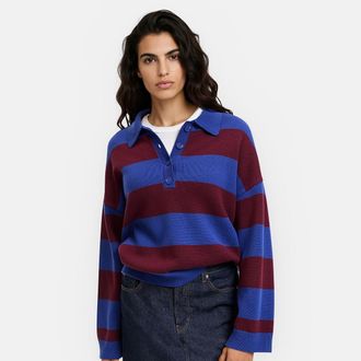 La Redoute Collections Gestreepte trui met polokraag