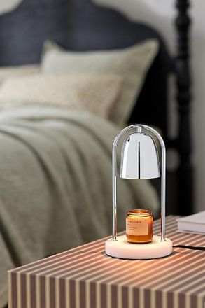 Anthropologie Metal Arch Candle Warmer Lamp