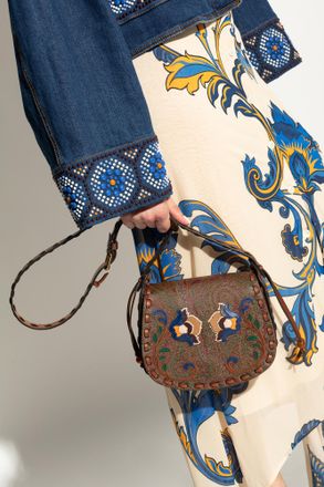 Etro Shoulder Bag Drya Small, Womens, Brown