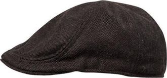 Wigens Mens Classic Pub Cap with Quilted Lining in Brown at Nordstrom, Size 58