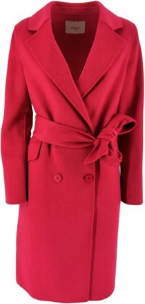 Twinset Twin-set Jassen Fuchsia - Dames - Mantels - Rood - Maat: XS Zijde