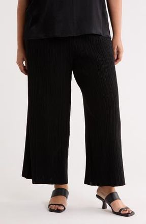 Lafayette 148 New York Ottoman Stitch Pull-On Knit Pants in Black at Nordstrom Rack, Size 2 X