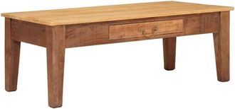 vidaXL Coffee Table Brown 110 x 55 x 40 cm Solid Mango Wood vidaXL