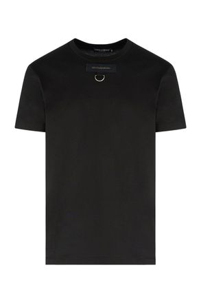 Dolce & Gabbana RING LOGO T SHIRT Size: 52, colour: BLACK
