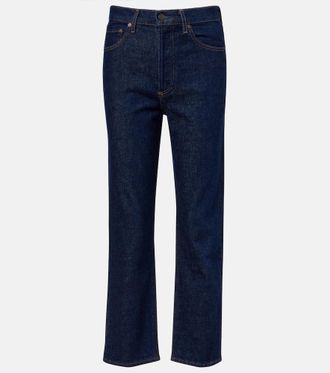 A Gold E 90s cropped straight jeans