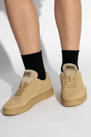Diesel S-TRACKER-D-LOW Sports Shoes, Mens, Beige