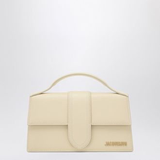 Jacquemus Le Grand Bambino Tasche aus elfenbeinfarbenem Leder