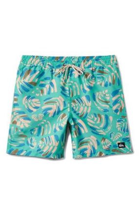 Quiksilver Everyday Mix Volley Swim Trunks in Paradise Blue at Nordstrom Rack, Size X-Large