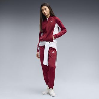 Puma Tuta da baseball da donna, Abbigliamento, Rosso, XL