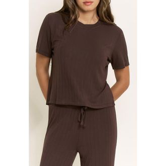Honeydew Intimates Cloud Modal Tee in Chocolate at Nordstrom, Size X-Large