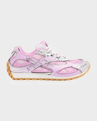 Bottega Veneta Men & apos;s Orbit Technical Fishnet Sneakers