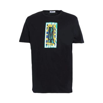 Dirk Bikkembergs T-Shirts, male, Black, Size: L T-shirt