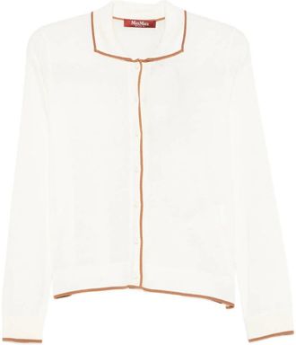 Max Mara Contrast-trim Cardigan