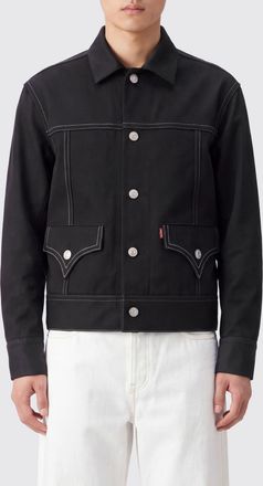 Junya Watanabe Pure Wool Shirt Jacket with Contrast Stitching