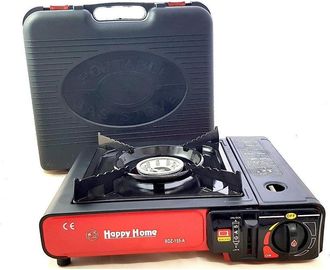 Trade Shop Trade Shop - Fornello A Gas Singolo Portatile Con Custodia Bdz-155-a Per Campeggio Hot Pot