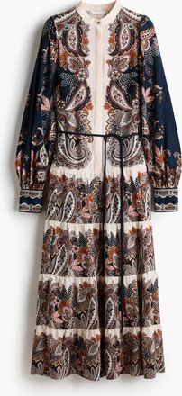 H&M Kleid mit Stufenjupe - Orange