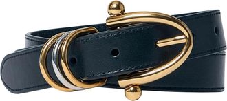Chlo&eacute; Leren Armband Riem - Dames - Riemen - Zwart - M - Leer - Accessoires