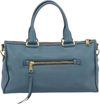 Prada Pre-owned Metal Handbag - Dames - Vintage Handtas - Blauw - ONE Size - Vintage