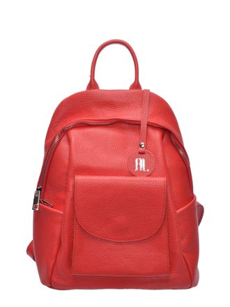 Anna Luchini Rood Rundleer Tas