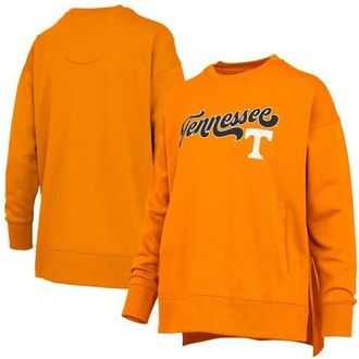 Pressbox Womens Pressbox Tennessee Orange Tennessee Volunteers Bonanza Chenille Harper Script Sweatshirt at Nordstrom, Size Xx-Large