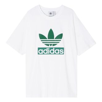 adidas originals Logo Round Neck Short Sleeve Tee For Men White H09346